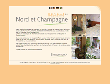 Tablet Screenshot of hotel-nordetchampagne.com